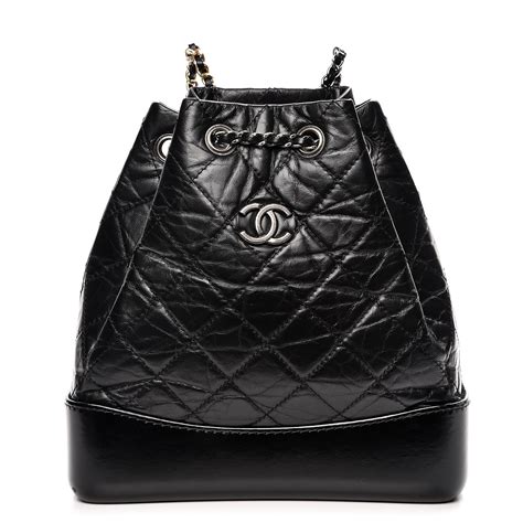 chanel black backpack price|Chanel gabrielle small backpack.